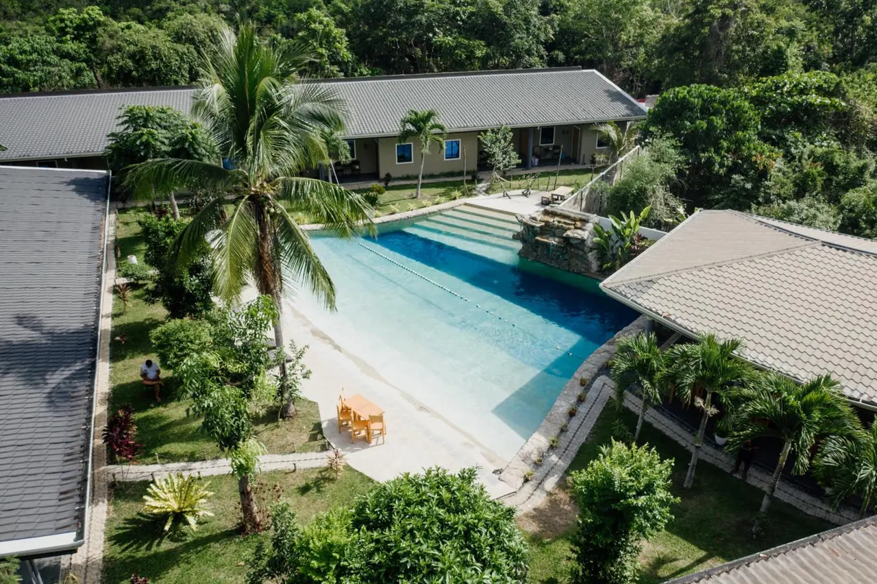Hidden Lagoon Resort — lagoon pool aerial
